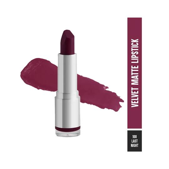 Colorbar Velvet Matte Lipstick - 100 Last Night (4.2gm)