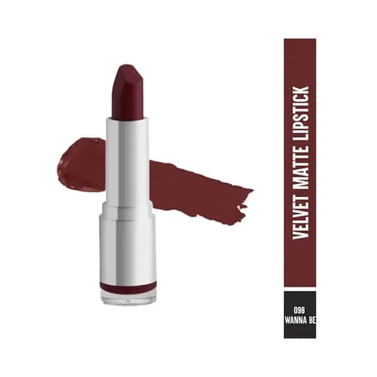 Colorbar Velvet Matte Lipstick - 098 Wanna Be (4.2gm)