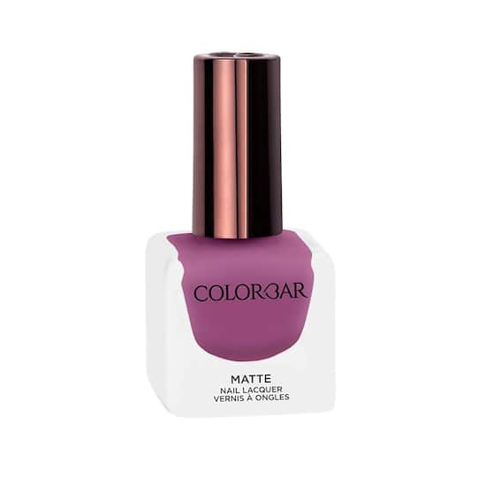 Colorbar Matte Nail Lacquer - 1217 Plum Shot (12ml)
