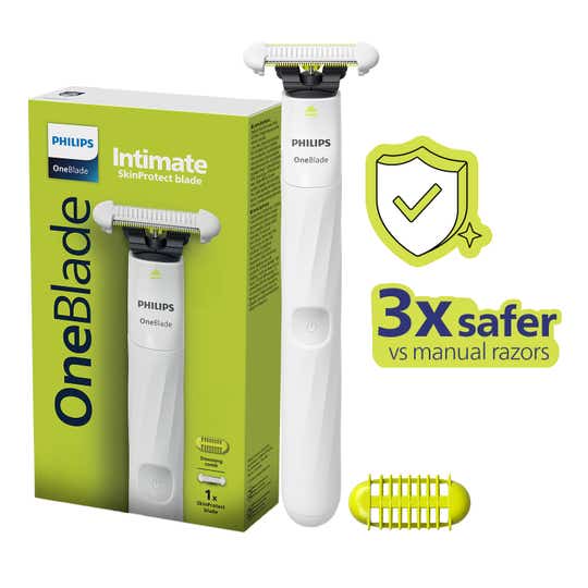 Philips OneBlade Intimate Bikini and Underarm Trimmer and Razor for Women QP1924-20