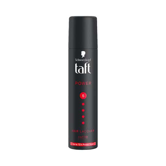 Schwarzkopf TAFT Power Caffeine Mini Hair Spray for Upto 72H Hold (75 ml)