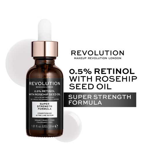 Makeup Revolution Skin Care 0.5% Retinol Super Serum With Rosehip Seed Oil (30ml)