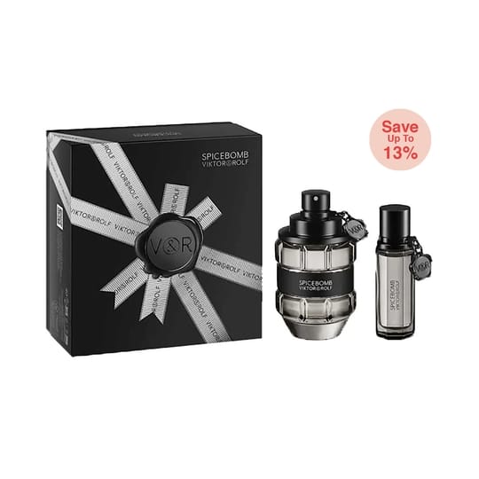 Viktor & Rolf Spicebomb Set Eau De Toilette & Travel Size Spray (2Pcs)