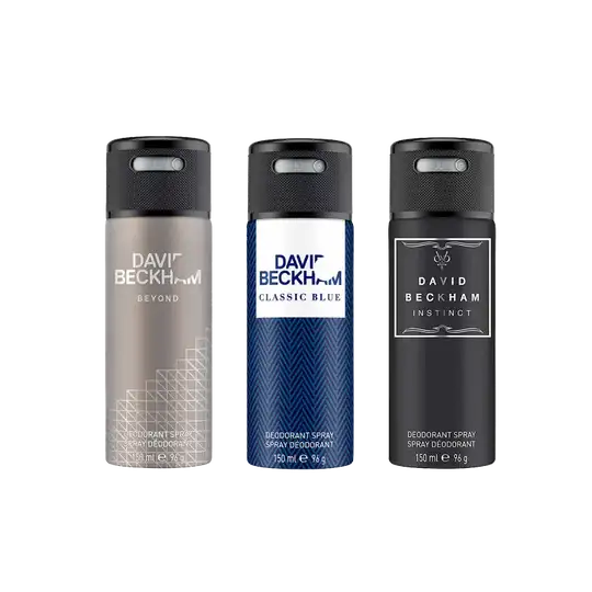 David Beckham Combo Set : Beyond, Classicblue, Instinct Deo (3 pcs)