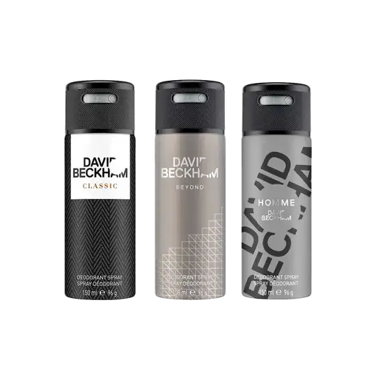 David Beckham Combo Set : Classic, Beyond, Homme Deo (3 pcs)