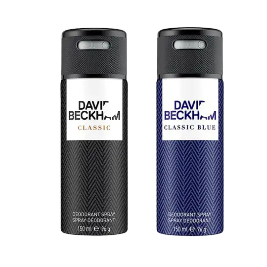 David Beckham Combo Set : Classic, Classic Blue Deo (2 pcs)