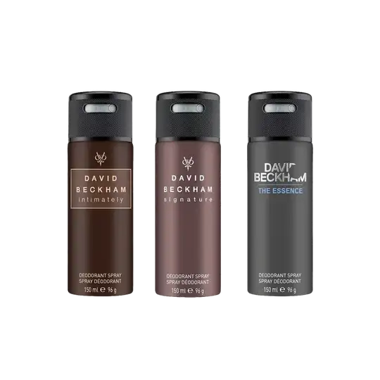 David Beckham Combo Set : Signature, Intimately, Essence Deo (3 pcs)