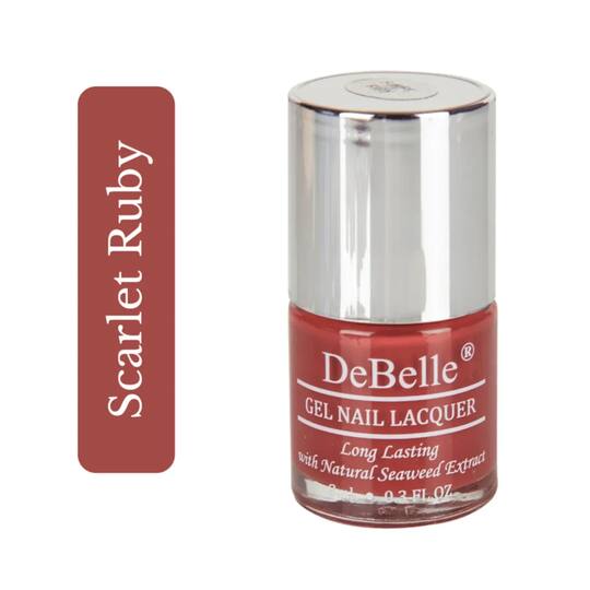 DeBelle Gel Nail Polish - Scarlet Ruby (8ml)
