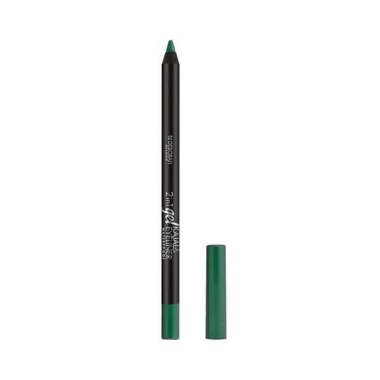 Deborah Milano 2-In-1 Gel Kajal & Eyeliner - 11 Light Green (1.4gm)