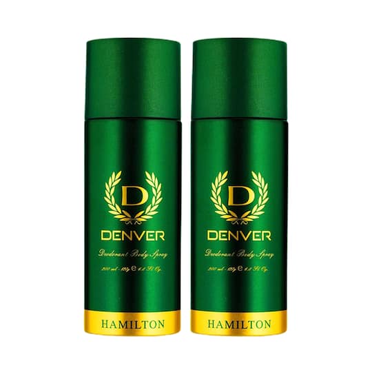 Denver Hamilton Body Deodorant Spray For Men (Pack of 2) Combo