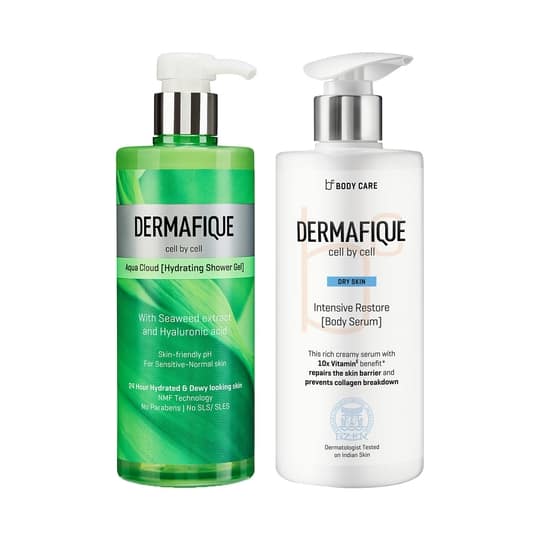 Dermafique Perfect Body Combo - Shower Gel + Body Serum