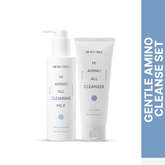 Dewytree Hi Amino All Cleansing Milk (200 ml) And Cleanser (150 ml) Combo