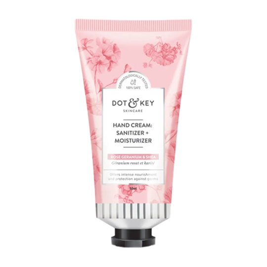 Dot & Key Hand Cream - Rose Geranium & Shea (50ml)