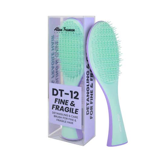 Alan Truman Dt-12 Fine & Fragile Detangling & Everyday Care Brush - Purple