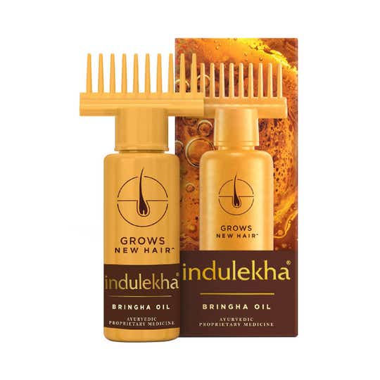 Indulekha Bringha Hair Oil with 11 Herbs Ayurvedic Hair Oil for Hair Growth (100 ml)