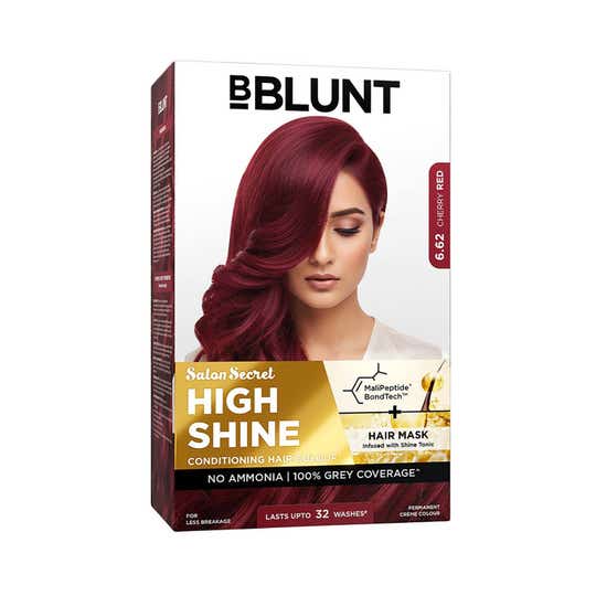Bblunt Salon Secret High Shine Conditioning Hair Colour - Cherry Red 6.62 (130 g)