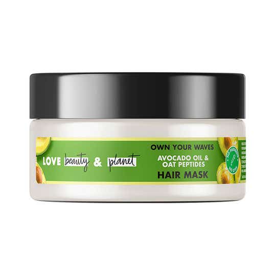 LOVE beauty AND planet Avocado Oil & Peptide Hair Mask for Wavy Hair (100 ml)