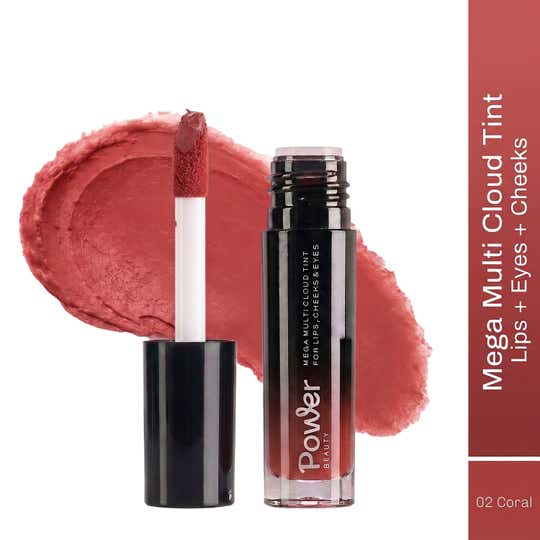 Power Beauty Mega Multi Cloud Tint Lips + Eyes + Cheeks - Coral 02 (4 ml)