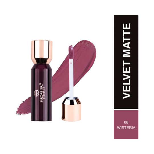 Europe Girl Velvet Matte Liquid Lipstick - Wisteria 08 (3.5 g)