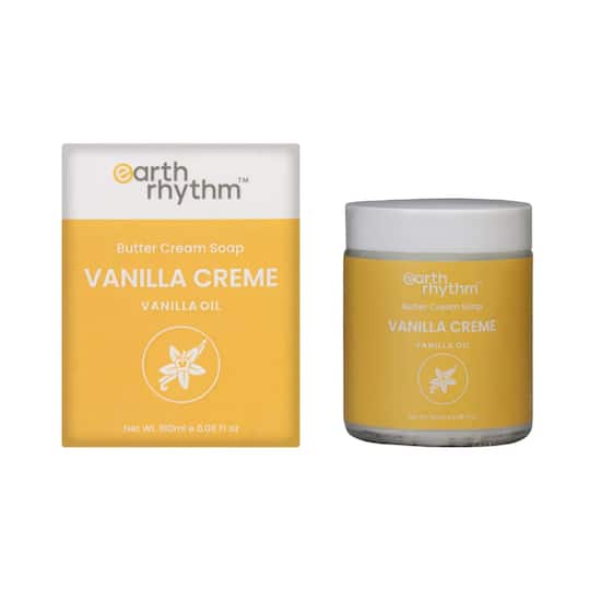 Earth Rhythm Vanilla Creme Butter Cream Soap (180ml)