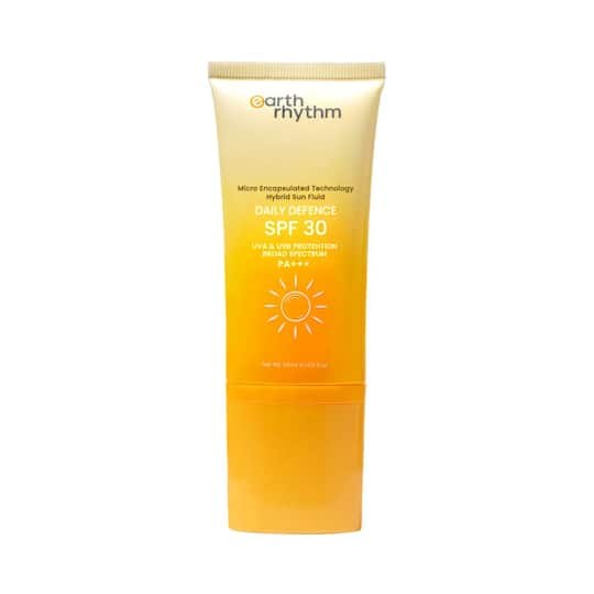 Earth Rhythm Daily Defence Hybrid Sun Fluid Sunscreen SPF 30 (50ml)