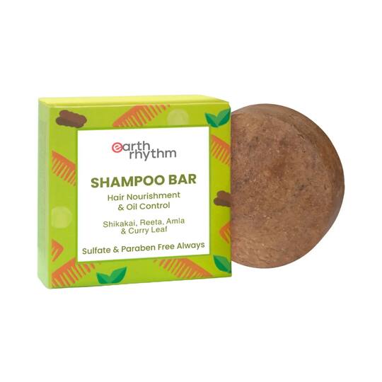 Earth Rhythm Hair Nourishment & Oil Control Shampoo Bar (80g)
