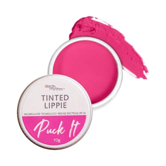 Earth Rhythm Tinted Lippie SPF 30 Puck It Lip Balm - Pretty Pout (10g)