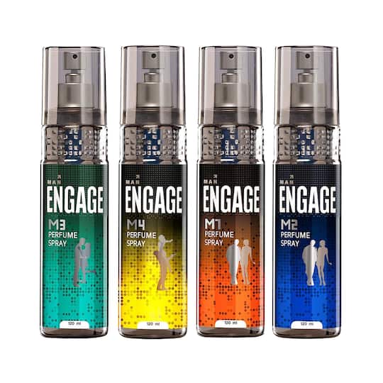 Engage Man Perfume Spray M1 M2 M3 M4 (120 ml) Combo