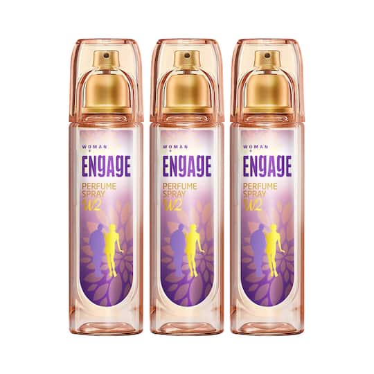 Engage W2 Perfume Spray For Women (120 ml) (Pack of 3) Combo