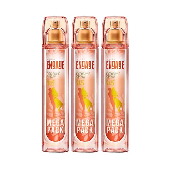 Engage Perfume Spray W5 For Women (160 ml) (Pack of 3) Combo