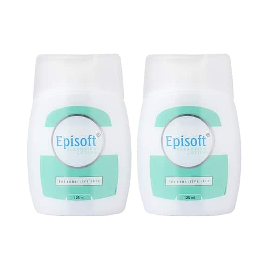 Episoft Cleansing Lotion For Sensitive Skin Pack of 2 (125 ml) Combo