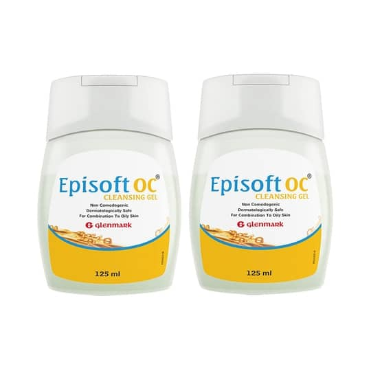 Episoft OC Cleansing Gel For Acne-Prone and Oily Skin Pack of 2 (125 ml) Combo