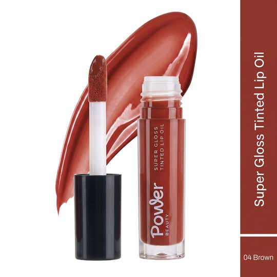 Power Beauty Super Gloss tinted Lip Oil - Brown 04 (4 ml)