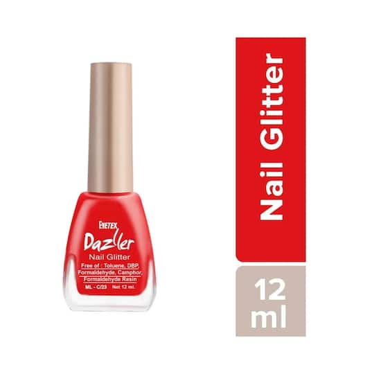 Eyetex Dazller Nail Glitter - DR31 Venetian Red (12ml)