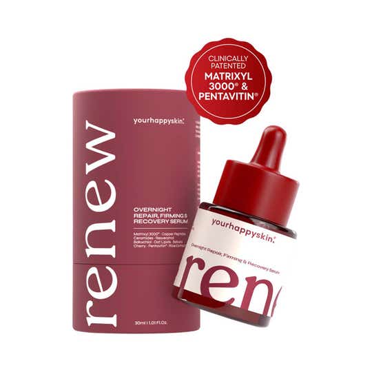 YourHappySkin Renew Face Serum with Matrixyl 3000 Copper Peptides (30 ml)