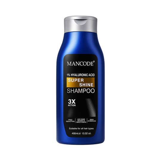 Mancode 1% Hyaluronic Super Shine Shampoo for Men (400 ml)