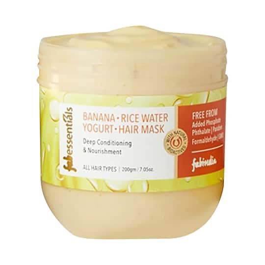 Fabessentials by Fabindia Banana Rice Water Yogurt Hair Mask (200g)