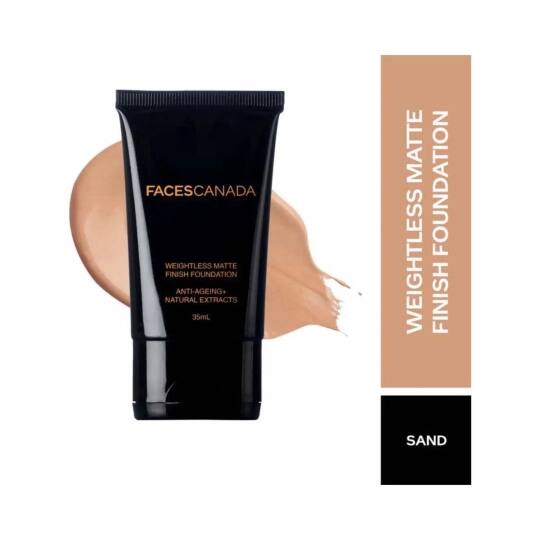 Faces Canada Weightless Matte Finish Foundation - 04 Sand (35ml)