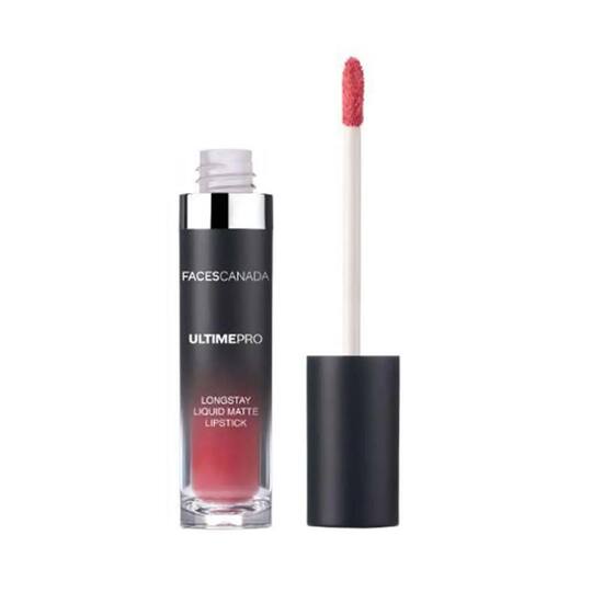 Faces Canada Ultime Pro Longstay Liquid Matte Lipstick - 17 Rosy Crush (6ml)