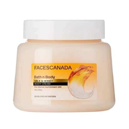 Faces Canada Bath N Body Milk & Honey Body Cream - (200g)