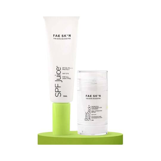 FAE BEAUTY Skincare Combo - SPF Juice & Basic Skinstick (2Pcs)