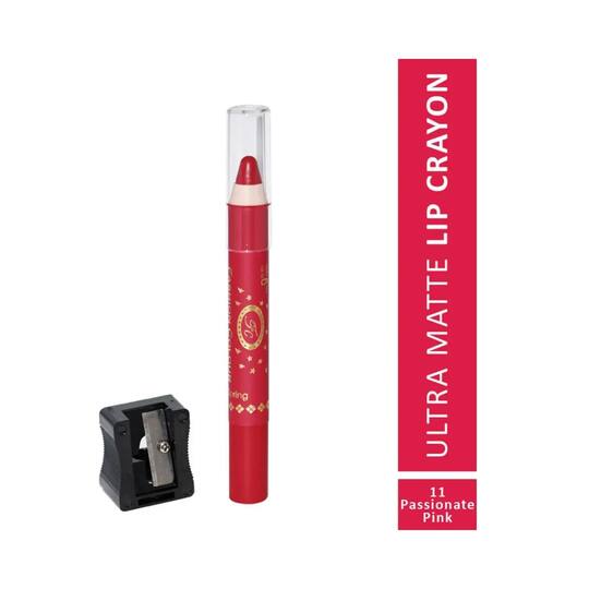 Fashion Colour Ultra Matte Lip Crayon - 11 Passionate Pink (2.8g)