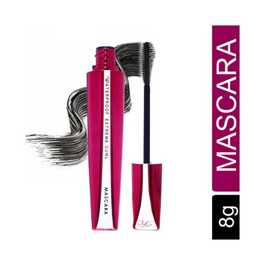 Fashion Colour Waterproof Mascara Double Effect - Black (8g)
