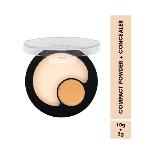 Fashion Colour 2-In-1 Compact Powder & Concealer - 02 PC19 Shade (12g)