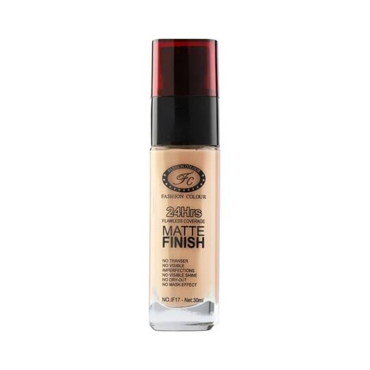 Fashion Colour 24Hrs Matte Finish Foundation - 01 Golden Caramel (30ml)