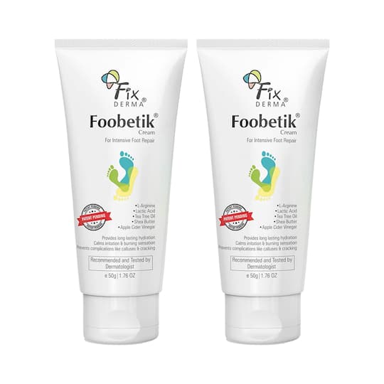 Fixderma Foobetik Heel Repair Foot Cream (100 g) Pack of 2 Combo