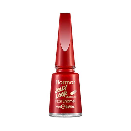 Flormar Jelly Look Nail Enamel - JL04 Scarlet (11ml)