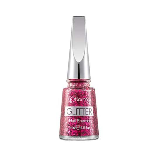 Flormar Glitter Nail Enamel - GL03 Ruby Light (11ml)