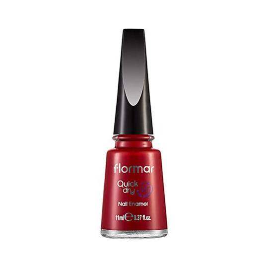 Flormar Quick Dry Nail Enamel - QD04 Red Flag (11ml)