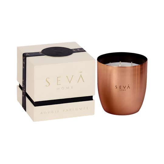 Seva Home Heirloom Large Berries Rose Gold Candle